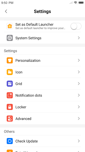 X Launcher Pro screenshot