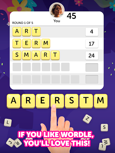 Captura de pantalla de Dice Words - Fun Word Game