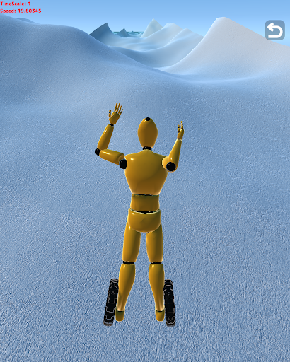 Captura de pantalla de Mannequin Downhill