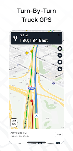 Captura de pantalla de TruckMap - Truck GPS Routes