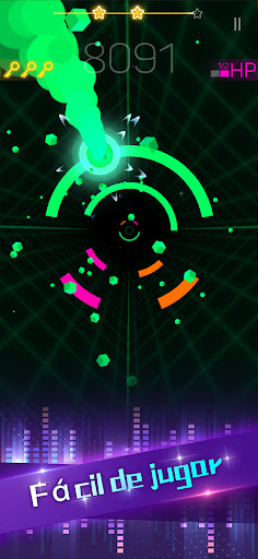 Captura de pantalla de Smash Colors: Bola Música