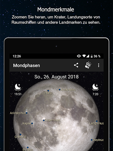 Mondphasen Screenshot