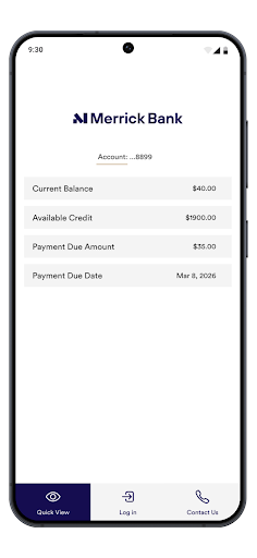 Merrick Bank Mobile screenshot