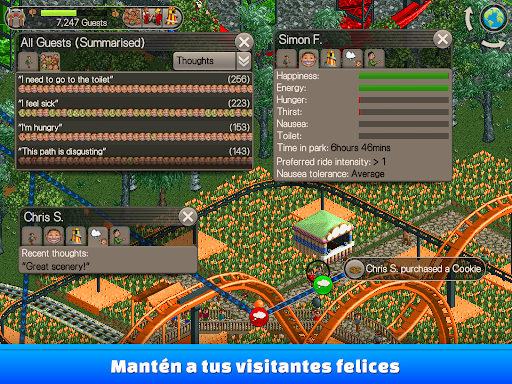 Captura de pantalla de RollerCoaster Tycoon® Classic
