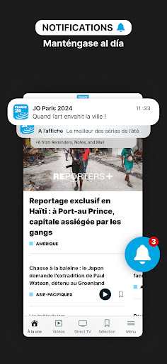Captura de pantalla de FRANCE 24 - Noticias 24/7