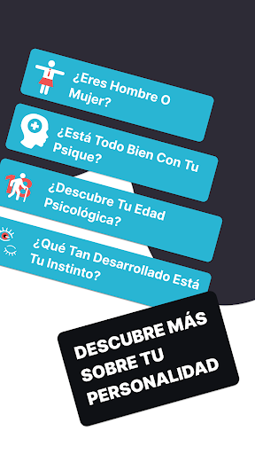 Captura de pantalla de Test de Evaluación Psicológica