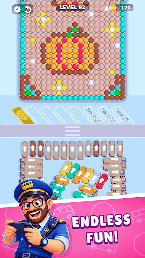 Captura de pantalla de Bubble Bus: Parking Jam Puzzle