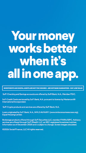 SoFi: Bank, Investing & Crypto screenshot
