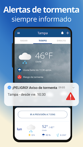 Captura de pantalla de weather24: Clima y Radar