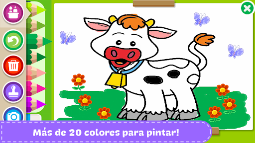 Captura de pantalla de Colorea y aprende animales