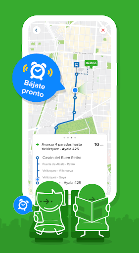 Captura de pantalla de Citymapper: Tren, Bus y Metro