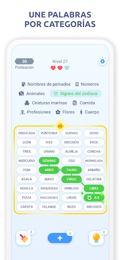 Captura de pantalla de Associations - Juego Palabras