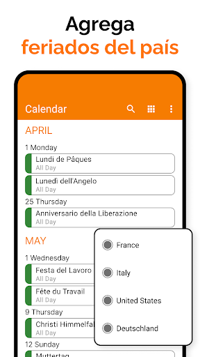 Captura de pantalla de Calendario Sencillo