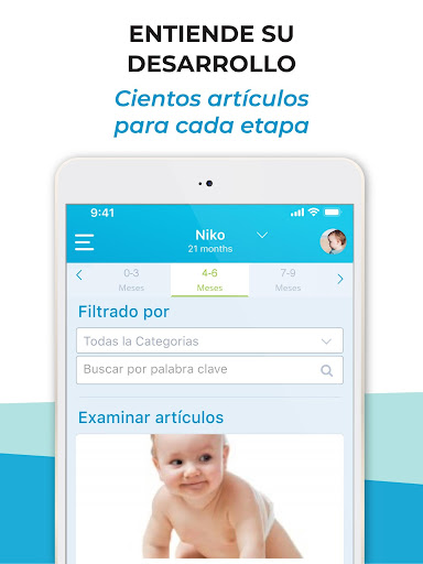 Captura de pantalla de BabySparks - Actividades y Log