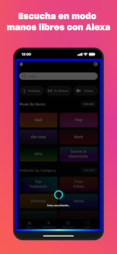 Captura de pantalla de Amazon Music: Escucha Podcasts