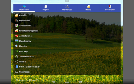 Captura de pantalla de Perfect Viewer Donation