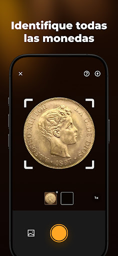 Captura de pantalla de CoinSnap - Valores de Monedas