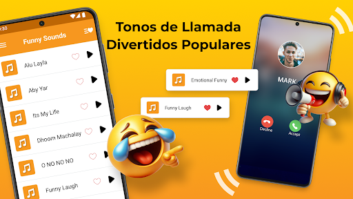 Captura de pantalla de Tonos y sonidos divertidos