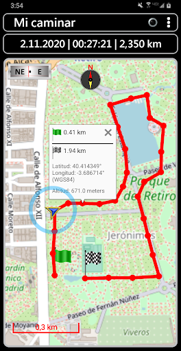 Captura de pantalla de GPS Waypoints Navigator