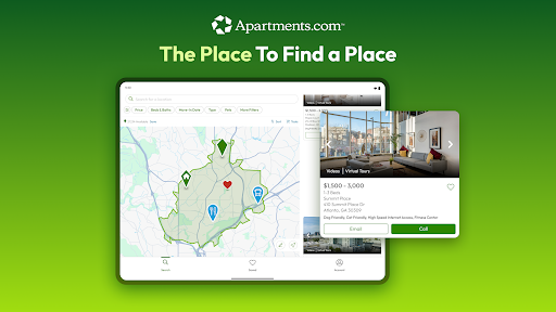 Apartments.com Rental Search Screenshot