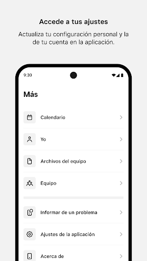 Captura de pantalla de Gestión de Equipos Square