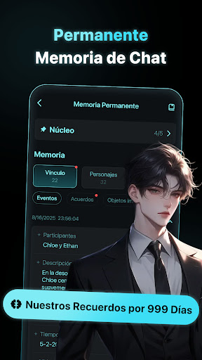 Captura de pantalla de PolyBuzz: Chatea con Amigos IA