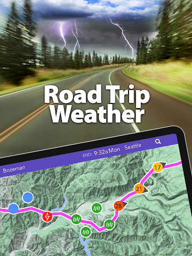 Fahrwetter: Straßenbedingungen Screenshot