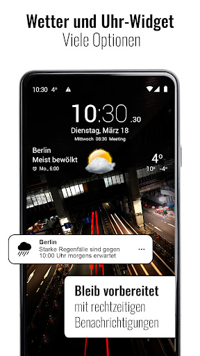 Transparente Uhr Wetter Pro Screenshot