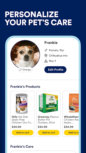 Captura de pantalla de Petco: The Pet Parents Partner