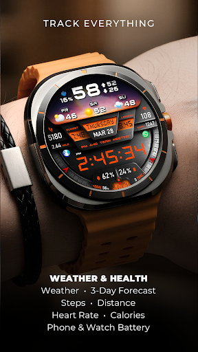 PER27 Digital Watch Face screenshot