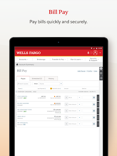 Captura de pantalla de Wells Fargo Mobile®