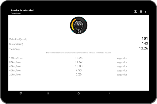 Captura de pantalla de Diagnóstico Tor OBD2