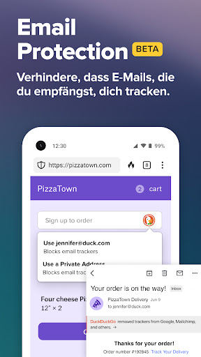 DuckDuckGo Browser, Search, AI Screenshot