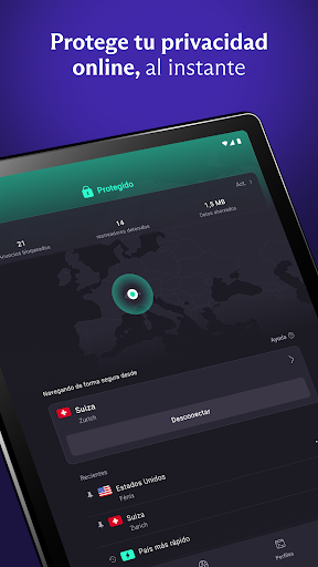 Captura de pantalla de Proton VPN: Rápida y segura