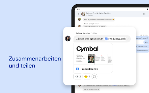 Google Chat Screenshot