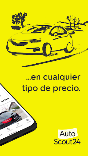 Captura de pantalla de AutoScout24: Mercado de coches