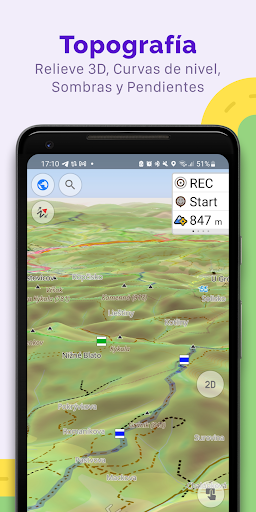 Captura de pantalla de OsmAnd — Mapas y GPS Offline