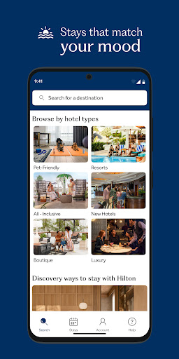 Captura de pantalla de Hilton Honors: Book Hotels