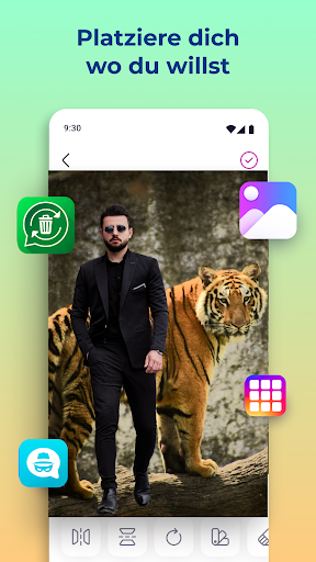 Fotos ausschneiden & einfügen Screenshot