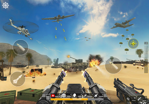 Captura de pantalla de World War: Army Battle FPS 3D