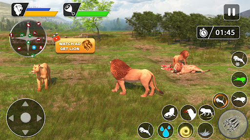 Captura de pantalla de Lion Games Animal Simulator 3D