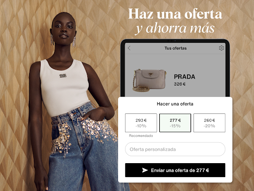 Captura de pantalla de Vestiaire Co Moda Segunda Mano