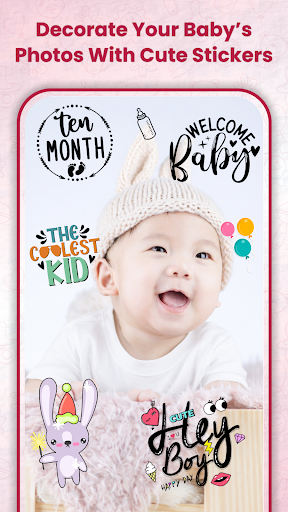 Baby Month Photo Editor Frame screenshot