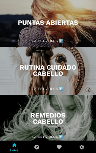 Captura de pantalla de Rutina de cuidado del cabello