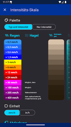 Regen-Alarm (Rain Alarm) Screenshot