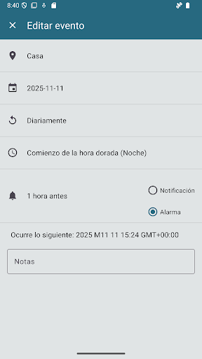 Captura de pantalla de Sun Position Pro