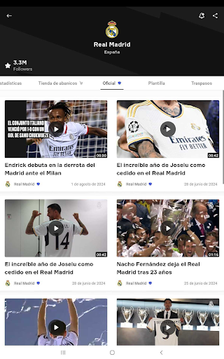 Captura de pantalla de OneFootball Resultados en vivo