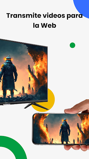 Captura de pantalla de Transmitir teléfono a TV