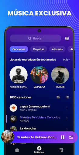 Captura de pantalla de Reproductor de Música & MP3