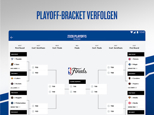 NBA: Live-Spiele & Spielstände Screenshot